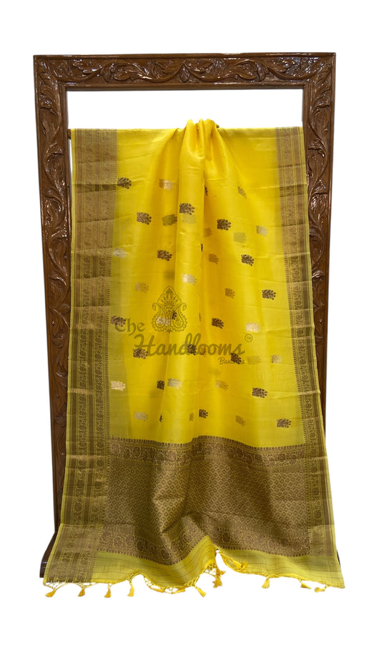 Pure Kora Handloom Banarasi Saree - The Handlooms
