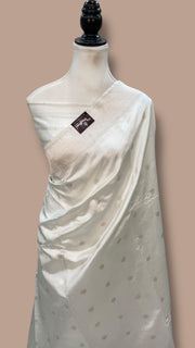 Pure Katan Silk Banarasi Handloom Saree - All over Kadua motifs - The Handlooms