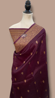 Pure Kora Handloom Banarasi Saree - The Handlooms