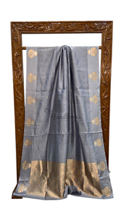 Pure Katan Silk Banarasi Handloom Saree - All Over Kadua Motifs - The Handlooms