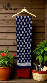 Khaddi Georgette Banarasi Dress material - The Handlooms