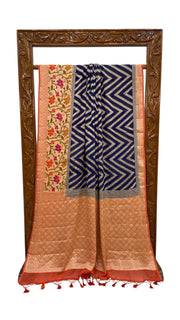 Pure Chiffon Khaddi Banarasi Saree - The Handlooms