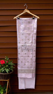 Pure Chiniya Silk Handlooms Banarasi Dress material - The Handlooms