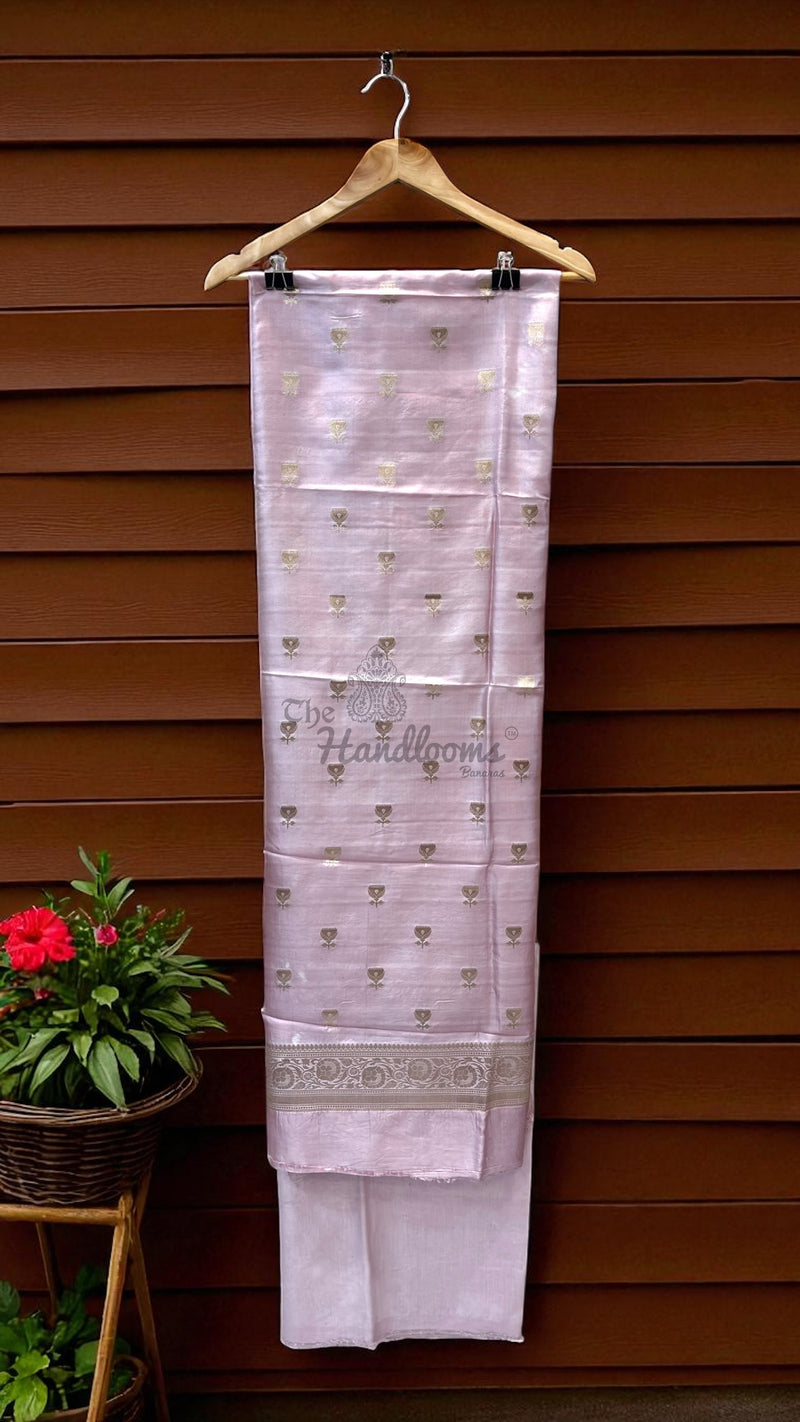 Pure Chiniya Silk Handlooms Banarasi Dress material - The Handlooms