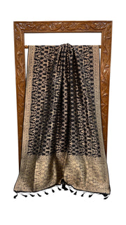 Shruti Haasan in Pure Katan Silk Banarasi Handloom Saree - All Over Jaal Work - The Handlooms