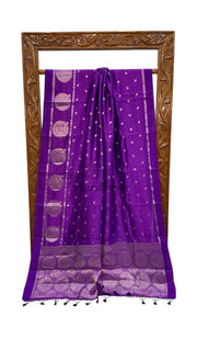Pure Mango Silk Banarasi Handloom Saree - The Handlooms