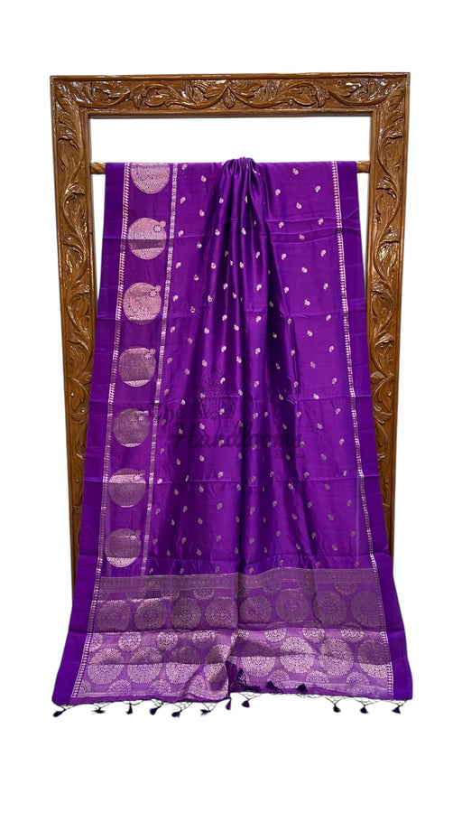 Pure Mango Silk Banarasi Handloom Saree - The Handlooms