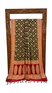 Pure Chiffon Khaddi Banarasi Saree - The Handlooms