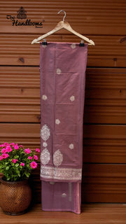 Pure Katan Silk Handlooms Banarasi Dress material - The Handlooms