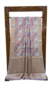 Pure Chiffon Khaddi Banarasi Saree - The Handlooms
