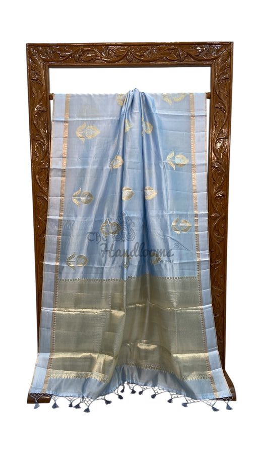 Pure Mango Silk Banarasi Handloom Saree - The Handlooms
