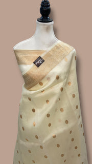 Pure Kora Handloom Banarasi Saree - The Handlooms