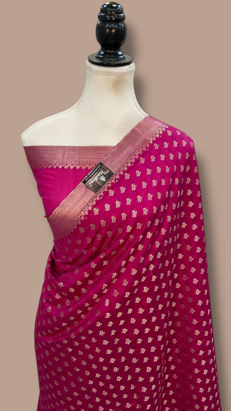 Pure Chiniya Silk Khaddi Handloom Banarasi Saree
