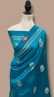 Pure Mango Silk Banarasi Handloom Saree - The Handlooms