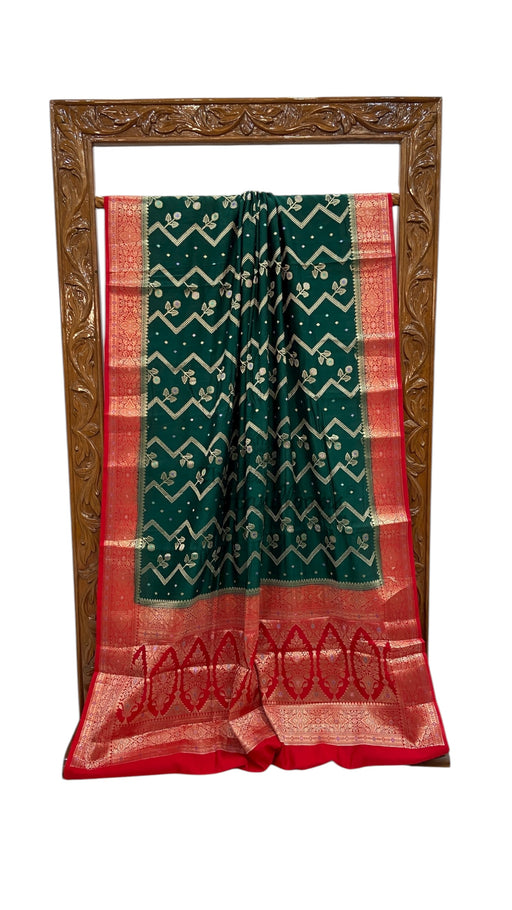 Pure Chiniya Silk Handloom Banarasi Saree - The Handlooms