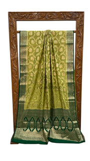 Pure Chiniya Silk Handloom Banarasi Saree - The Handlooms