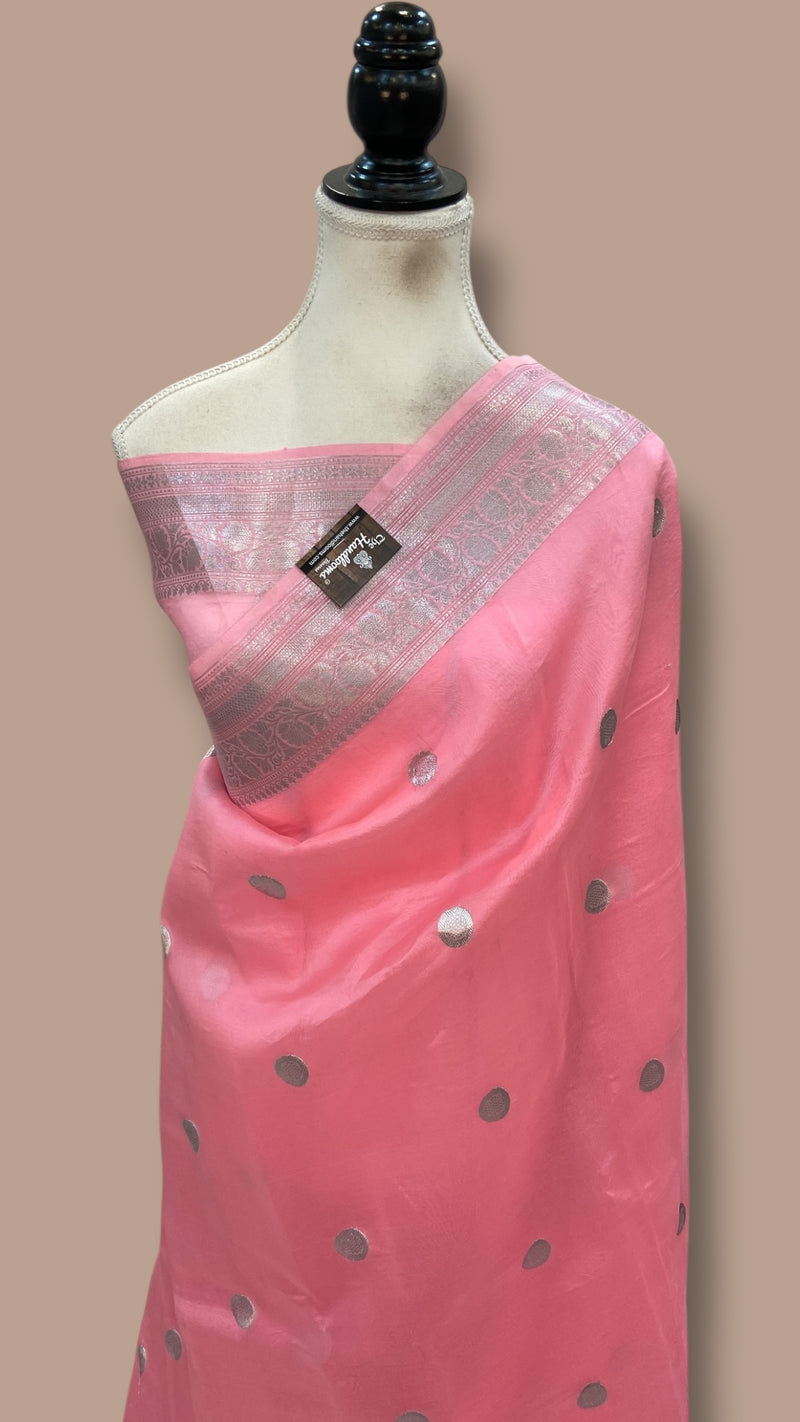 Pure Kora Handloom Banarasi Saree - The Handlooms