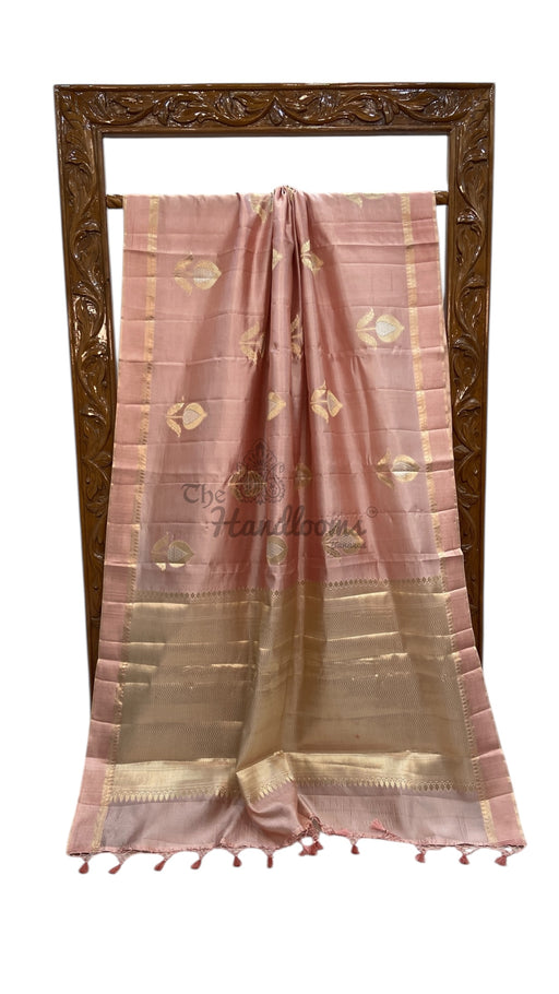 Pure Mango Silk Banarasi Handloom Saree - The Handlooms