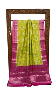 Pure Chiniya Silk Handloom Banarasi Saree - The Handlooms