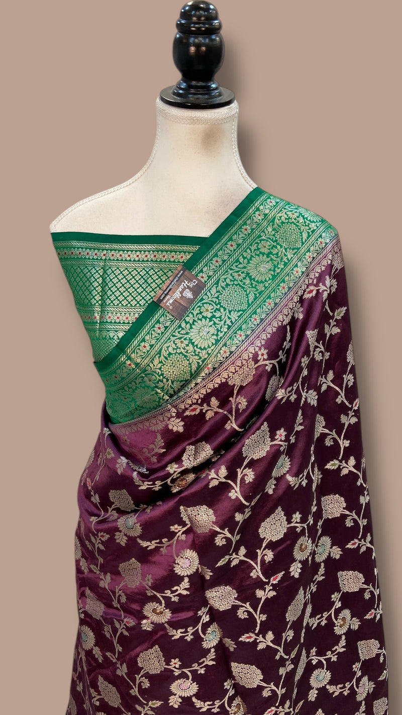 Pure Dupion Silk Banarasi Saree