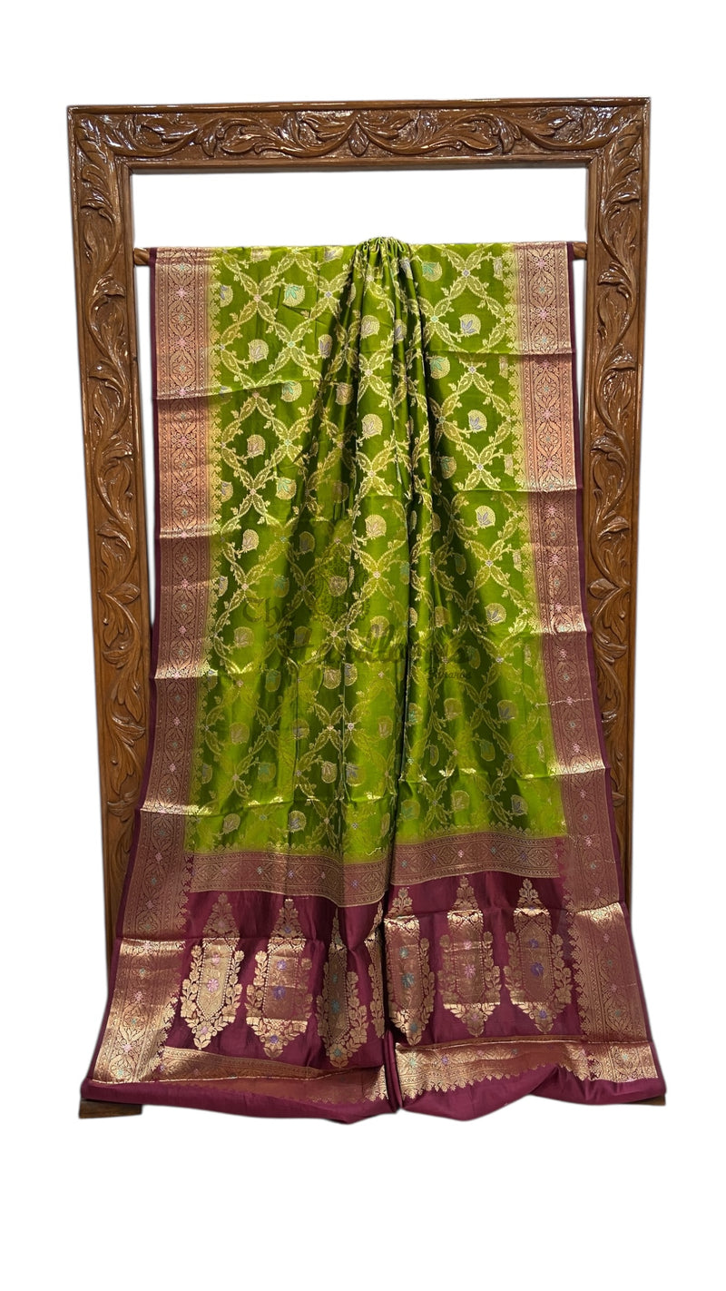 Pure Dupion Silk Banarasi Saree