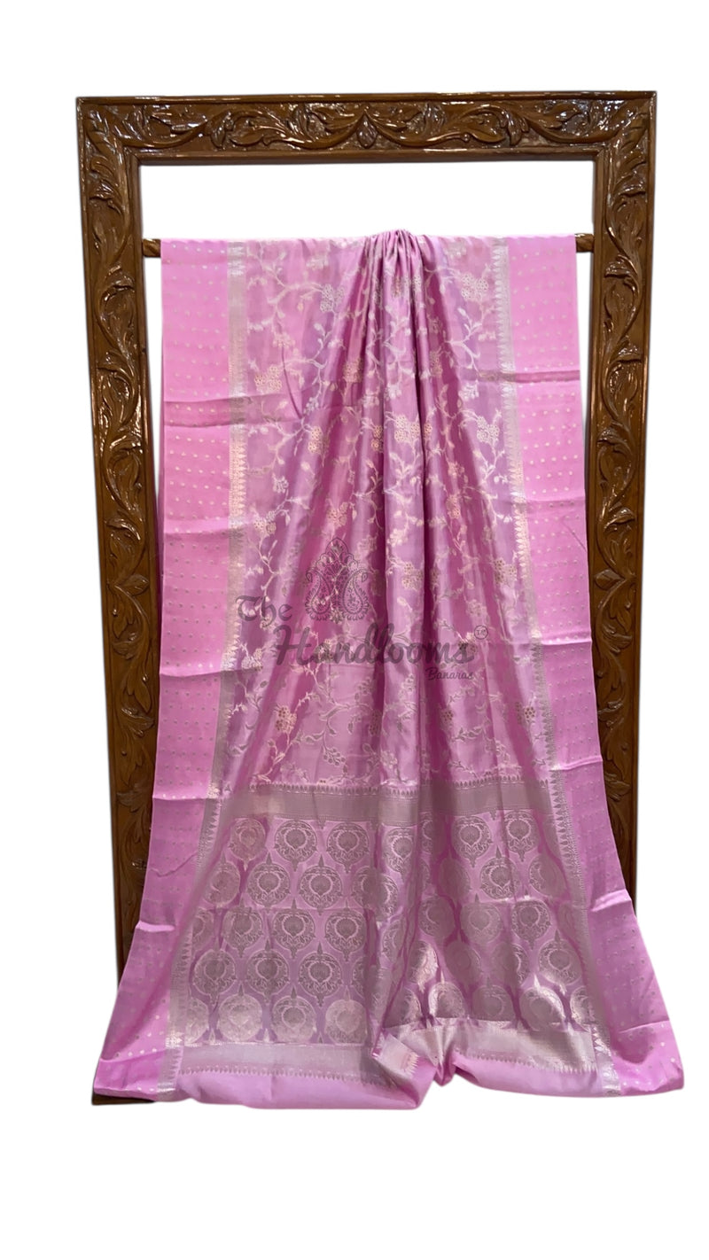 Pure Mango Silk Banarasi Handlokom Saree