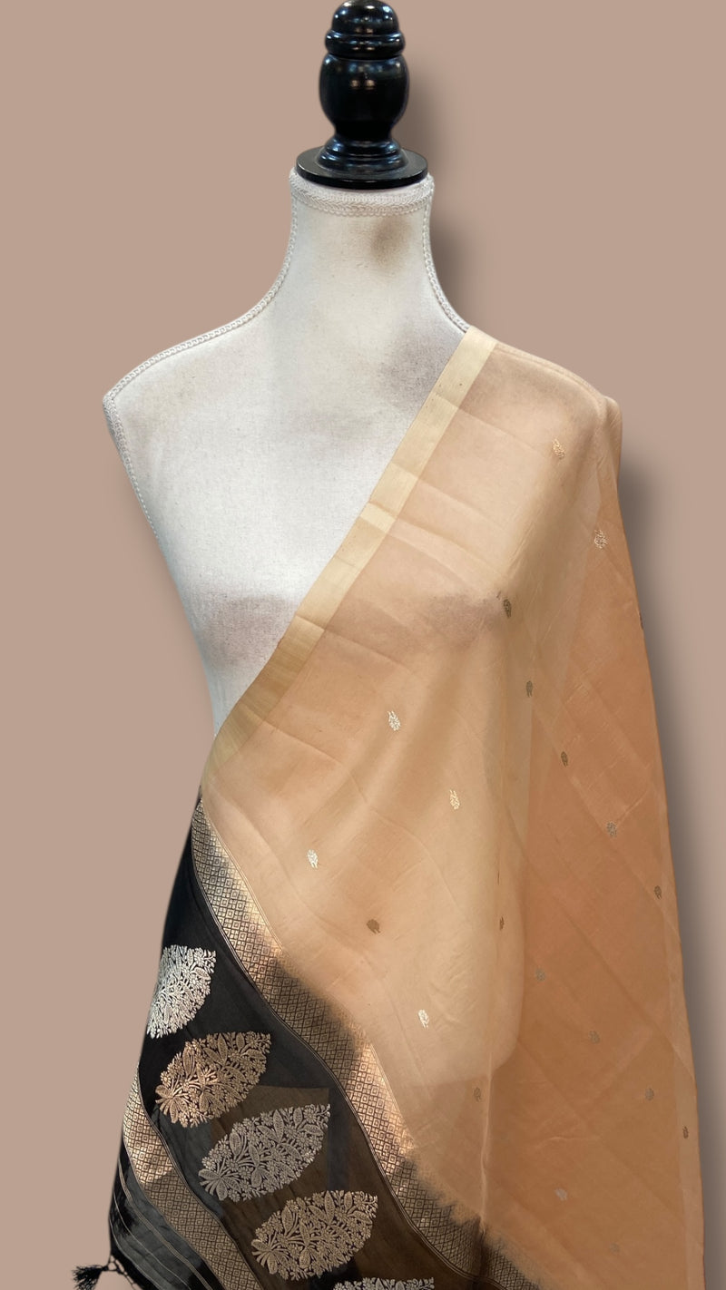 Pure kora Banarasi Handloom Dupatta