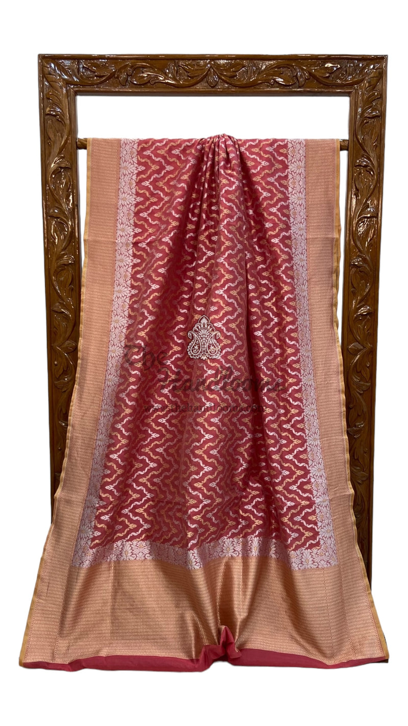 Pure Katan Silk Banarasi Handloom Saree - The Handlooms