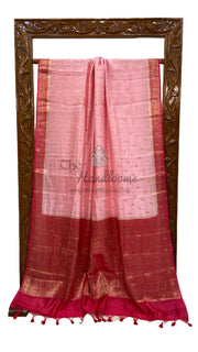 Pure Chiniya Silk Handloom Banarasi Saree - The Handlooms