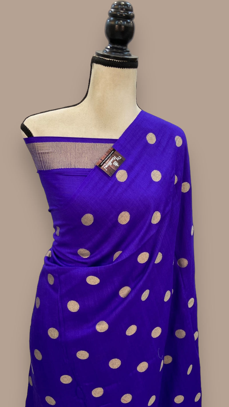 Moonga Georgette Handloom Banarasi Saree - The Handlooms