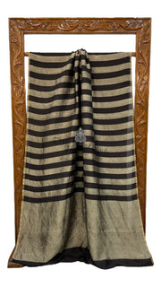 Pure Moonga Tissue Silk Banarasi Handloom Saree - The Handlooms