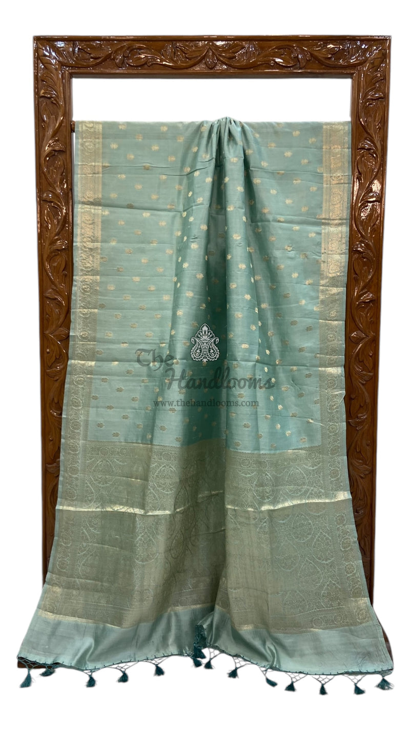 Pure Chiniya Silk Handloom Banarasi Saree - The Handlooms