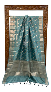 Pure Mango Silk Banarasi Handloom Saree - The Handlooms