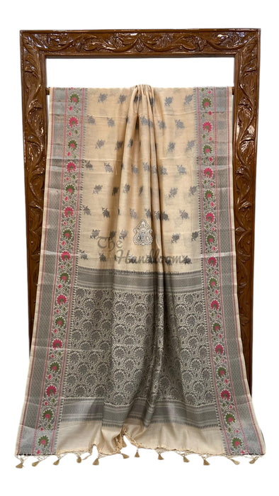 Pure Chanderi Handloom Banarasi Saree