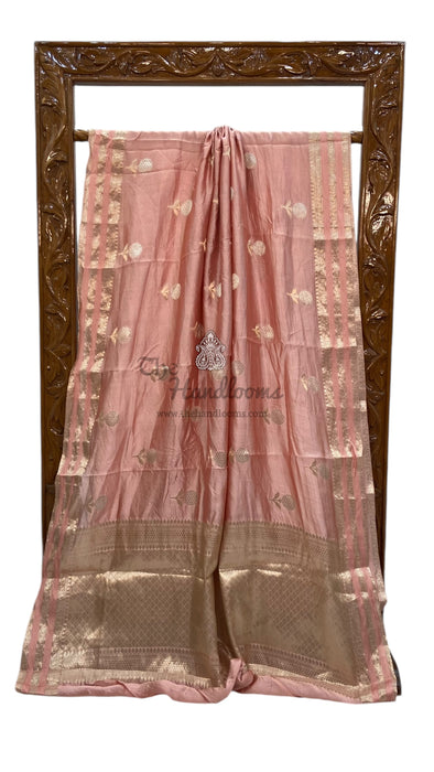 Pure Mango Silk Banarasi Handloom Saree