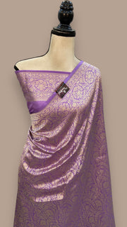 Pure Katan Silk Banarasi Handloom Saree - Tanchui Brocade - The Handlooms