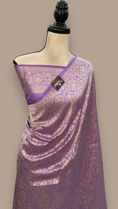 Pure Katan Silk Banarasi Handloom Saree - Tanchui Brocade