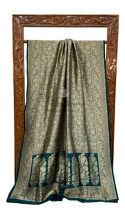Pure Katan Silk Banarasi Handloom Saree - Tanchui Brocade - The Handlooms