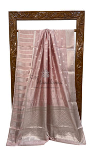 Pure Mango Silk Banarasi Handloom Saree - The Handlooms