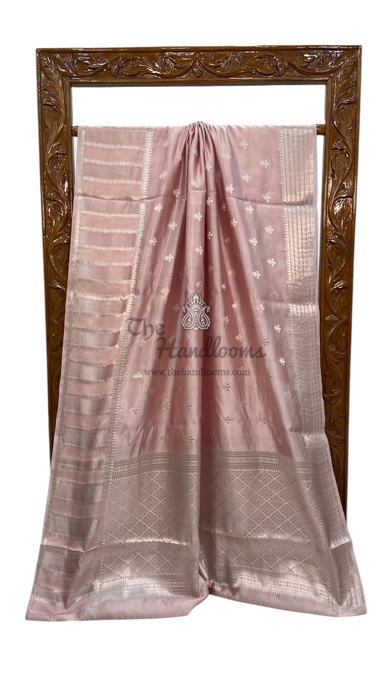 Pure Mango Silk Banarasi Handloom Saree - The Handlooms