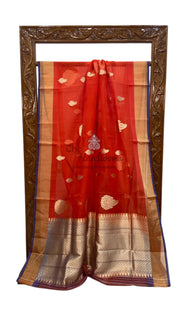 Pure Kora Handloom Banarasi Saree - The Handlooms
