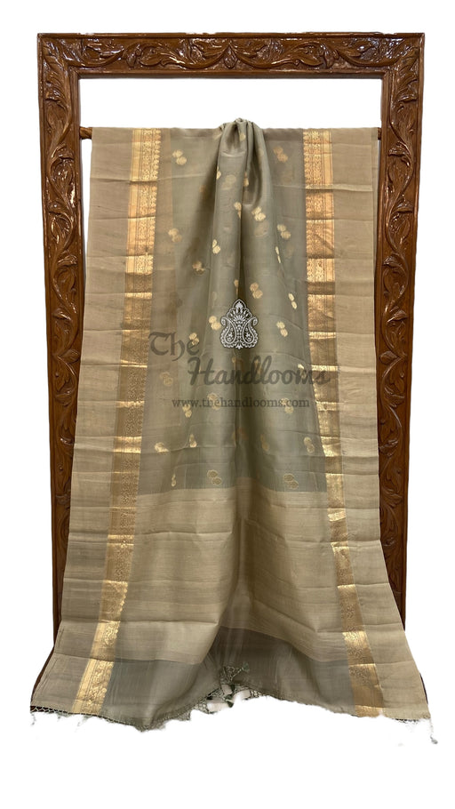 Pure Kora Handloom Banarasi Saree - The Handlooms