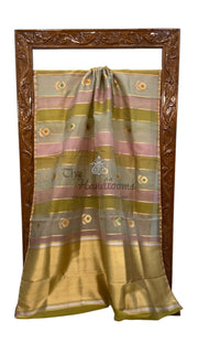 Pure Kora Handloom Banarasi Saree - The Handlooms