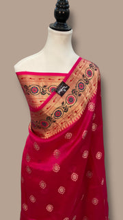 Pure Kora Handloom Banarasi Saree - The Handlooms