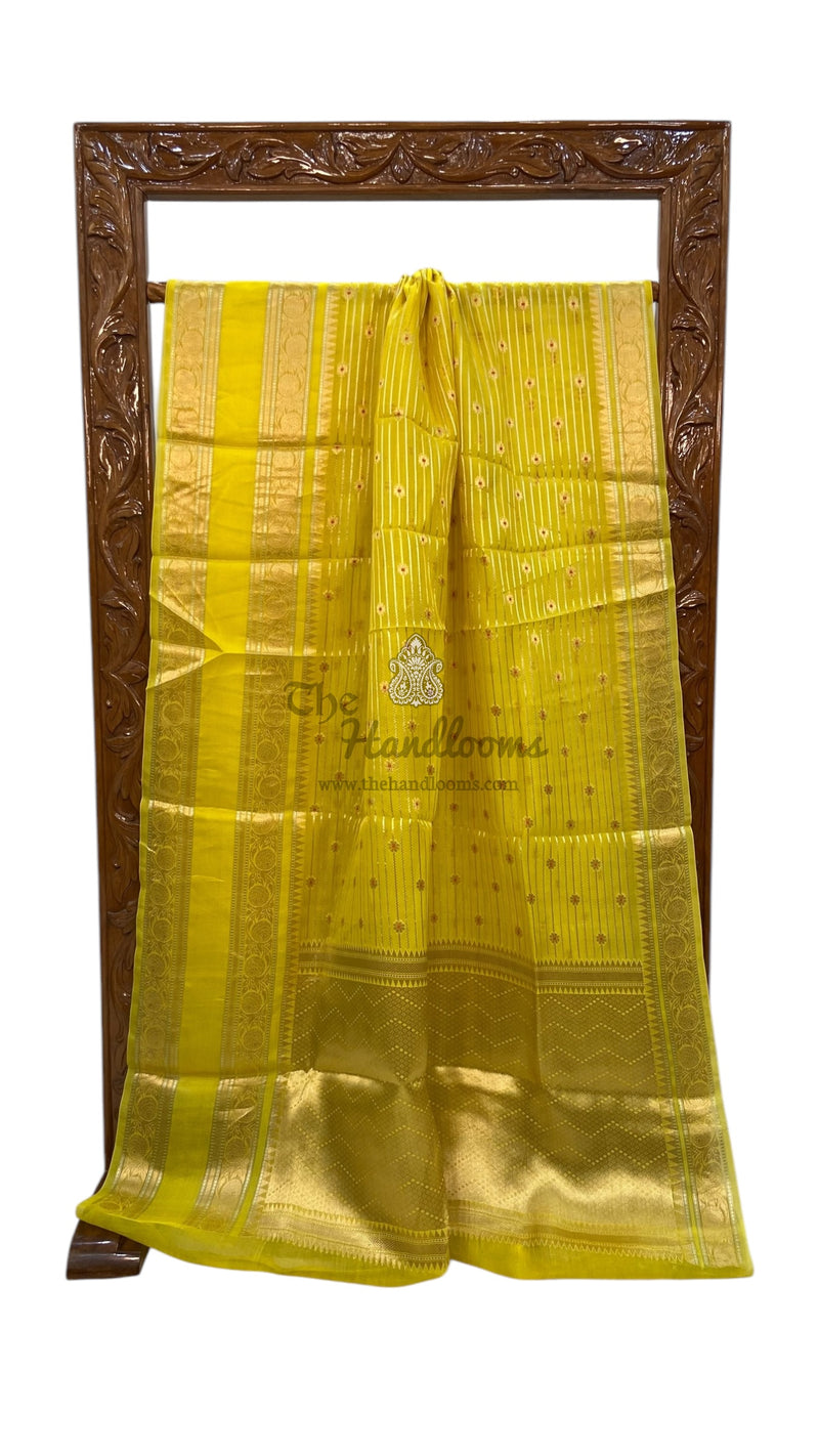 Pure Kora Handloom Banarasi Saree - The Handlooms