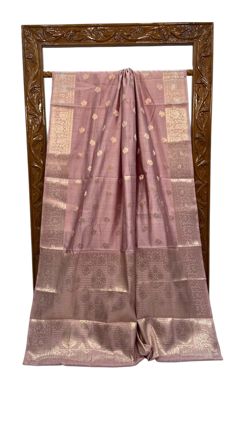 Pure Chiniya Silk Handloom Banarasi Saree - The Handlooms