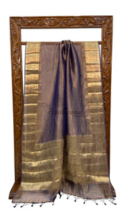 Pure Kora Tissue Handloom Banarasi Saree - The Handlooms