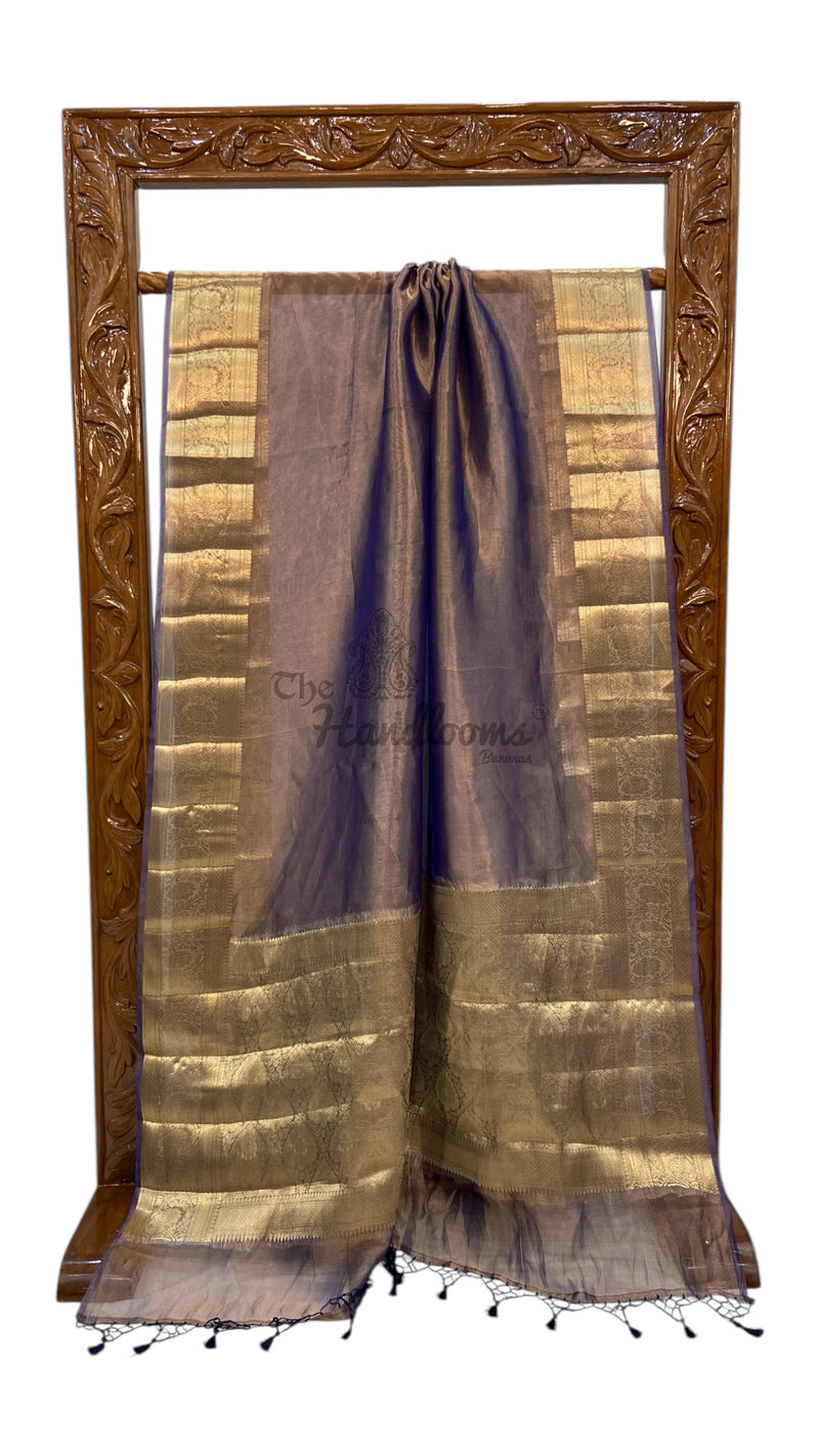 Pure Kora Tissue Handloom Banarasi Saree - The Handlooms