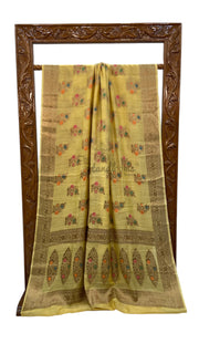 Moonga Georgette Handloom Banarasi Saree - The Handlooms