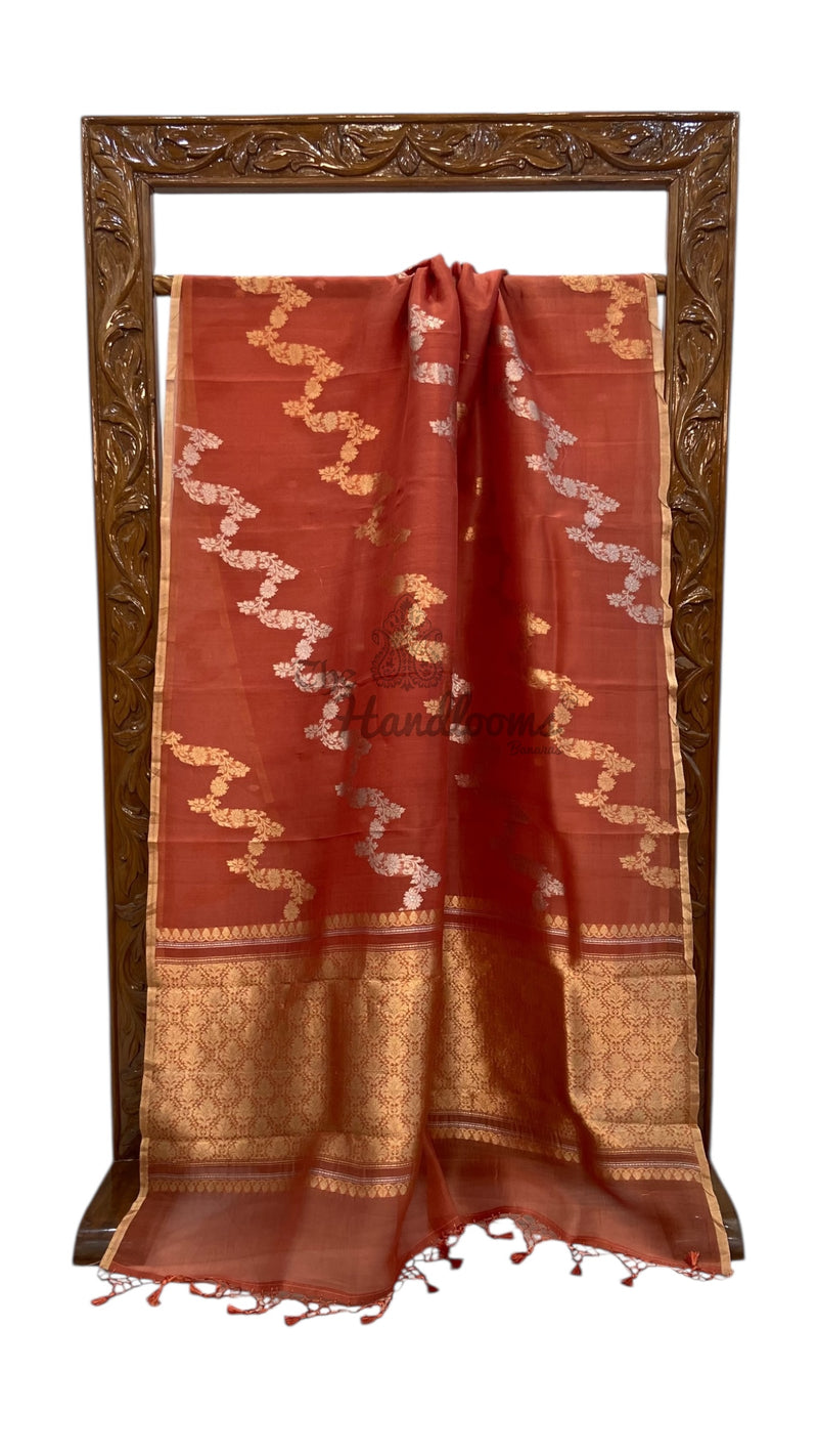 Pure Kora Handloom Banarasi Saree - The Handlooms